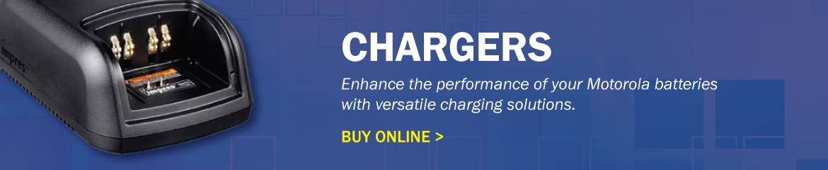 Chargers - Enhance the performance of your Motorola batteries with versatile charging solutions. Buy Online